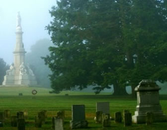 Image of Soldiers’ National Cemetery in Gettysburg.